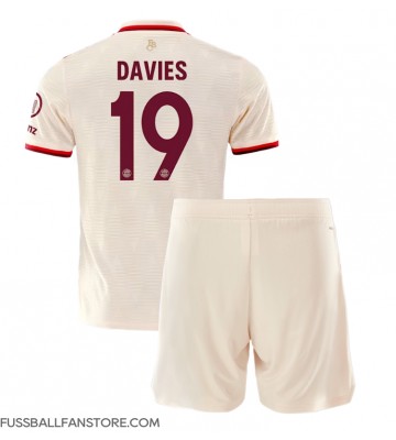 Bayern Munich Alphonso Davies #19 Replik 3rd trikot Kinder 2024-25 Kurzarm (+ Kurze Hosen)